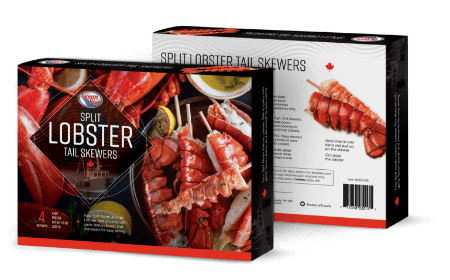 Split Lobster Tail Skewers