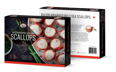 Bacon Wrapped Wild Sea Scallops
